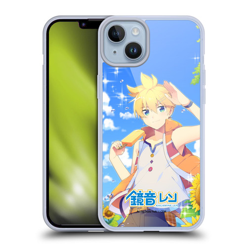 Hatsune Miku Characters Kagamine Len Soft Gel Case for Apple iPhone 14 Plus