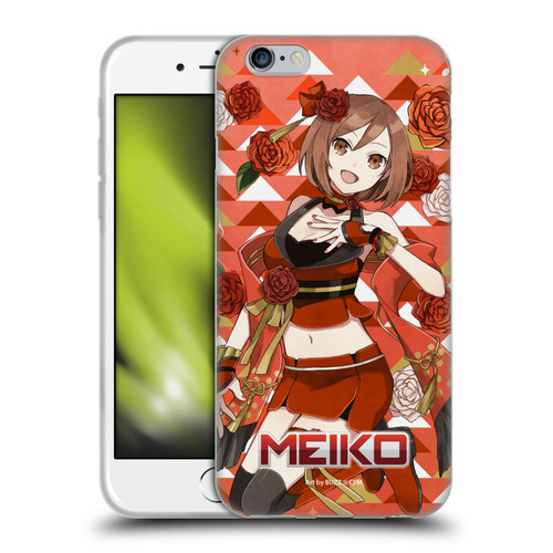 Hatsune Miku Characters Meiko Soft Gel Case for Apple iPhone 6 / iPhone 6s