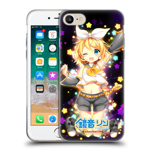 Hatsune Miku Characters Kagamine Rin Soft Gel Case for Apple iPhone 7 / 8 / SE 2020 & 2022