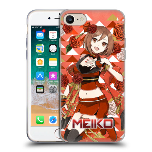Hatsune Miku Characters Meiko Soft Gel Case for Apple iPhone 7 / 8 / SE 2020 & 2022