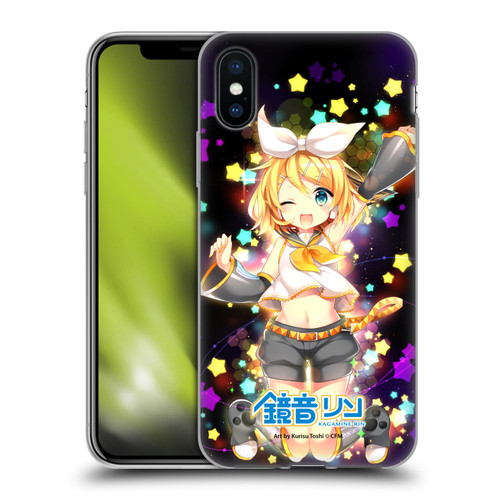 Hatsune Miku Characters Kagamine Rin Soft Gel Case for Apple iPhone X / iPhone XS
