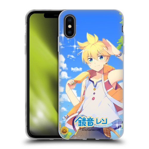 Hatsune Miku Characters Kagamine Len Soft Gel Case for Apple iPhone XS Max