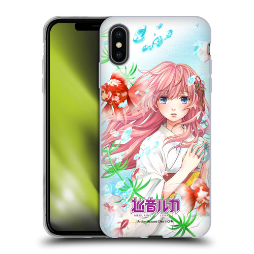 Hatsune Miku Characters Megurine Luka Soft Gel Case for Apple iPhone XS Max