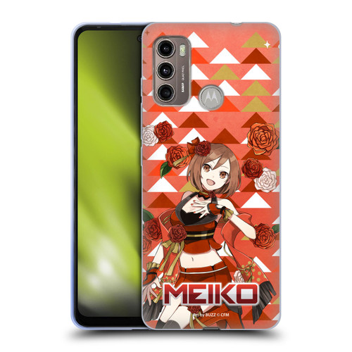 Hatsune Miku Characters Meiko Soft Gel Case for Motorola Moto G60 / Moto G40 Fusion