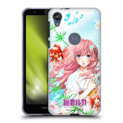 Hatsune Miku Characters Megurine Luka Soft Gel Case for Motorola Moto E6