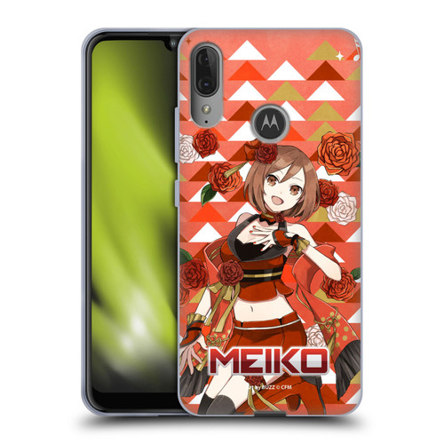 Hatsune Miku Characters Meiko Soft Gel Case for Motorola Moto E6 Plus