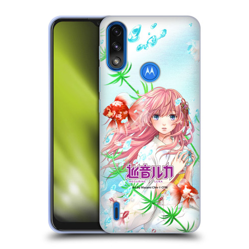 Hatsune Miku Characters Megurine Luka Soft Gel Case for Motorola Moto E7 Power / Moto E7i Power