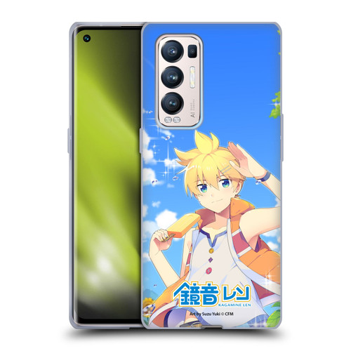 Hatsune Miku Characters Kagamine Len Soft Gel Case for OPPO Find X3 Neo / Reno5 Pro+ 5G