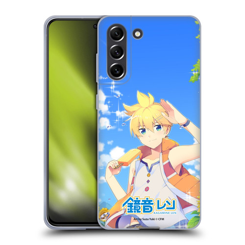 Hatsune Miku Characters Kagamine Len Soft Gel Case for Samsung Galaxy S21 FE 5G