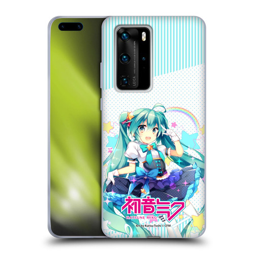 Hatsune Miku Graphics Stars And Rainbow Soft Gel Case for Huawei P40 Pro / P40 Pro Plus 5G