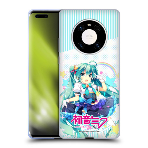 Hatsune Miku Graphics Stars And Rainbow Soft Gel Case for Huawei Mate 40 Pro 5G
