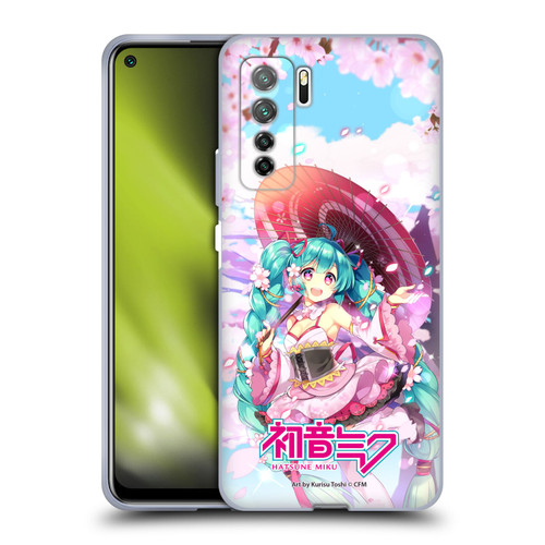 Hatsune Miku Graphics Sakura Soft Gel Case for Huawei Nova 7 SE/P40 Lite 5G