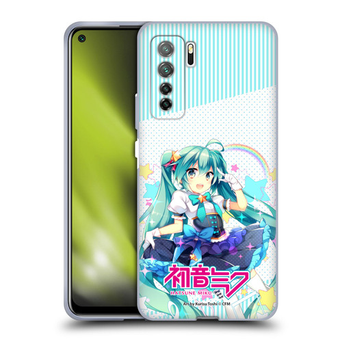 Hatsune Miku Graphics Stars And Rainbow Soft Gel Case for Huawei Nova 7 SE/P40 Lite 5G
