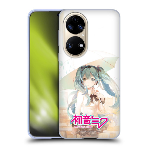 Hatsune Miku Graphics Rain Soft Gel Case for Huawei P50