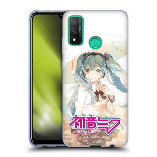Hatsune Miku Graphics Rain Soft Gel Case for Huawei P Smart (2020)