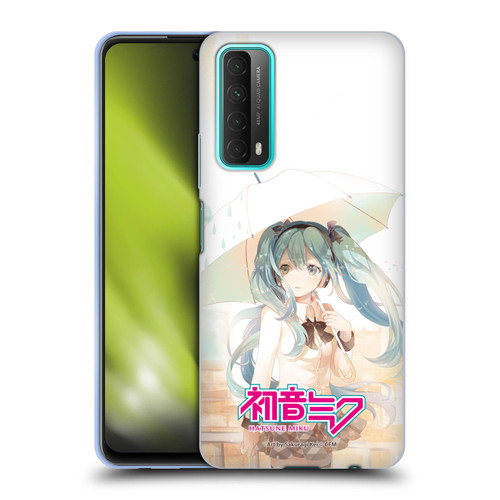 Hatsune Miku Graphics Rain Soft Gel Case for Huawei P Smart (2021)