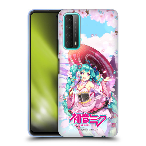 Hatsune Miku Graphics Sakura Soft Gel Case for Huawei P Smart (2021)