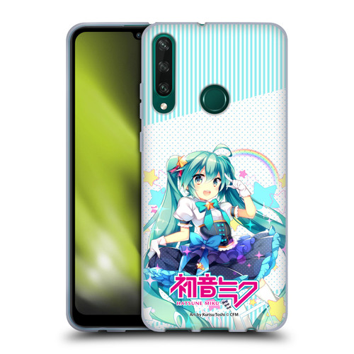 Hatsune Miku Graphics Stars And Rainbow Soft Gel Case for Huawei Y6p