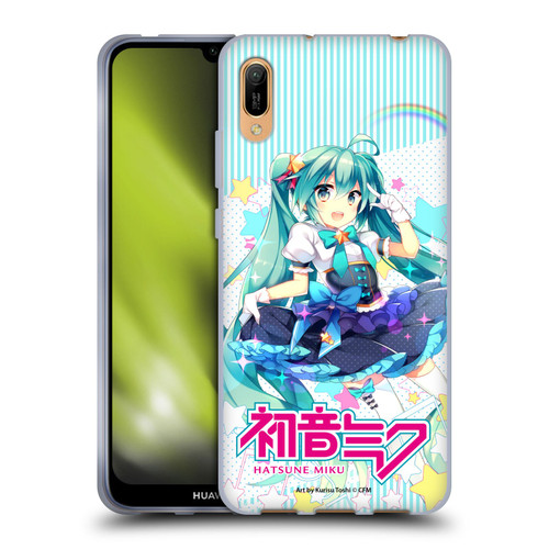 Hatsune Miku Graphics Stars And Rainbow Soft Gel Case for Huawei Y6 Pro (2019)