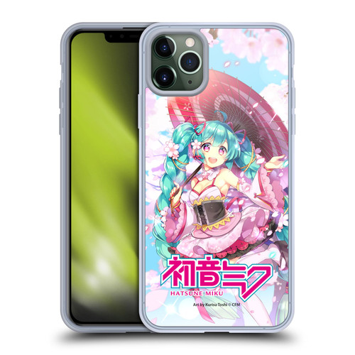 Hatsune Miku Graphics Sakura Soft Gel Case for Apple iPhone 11 Pro Max & MagSafe