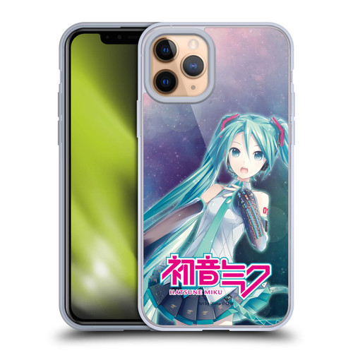 Hatsune Miku Graphics Nebula Soft Gel Case for Apple iPhone 11 Pro & MagSafe