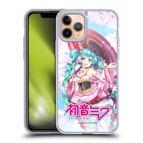 Hatsune Miku Graphics Sakura Soft Gel Case for Apple iPhone 11 Pro & MagSafe
