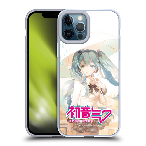 Hatsune Miku Graphics Rain Soft Gel Case for Apple iPhone 12 Pro Max & MagSafe