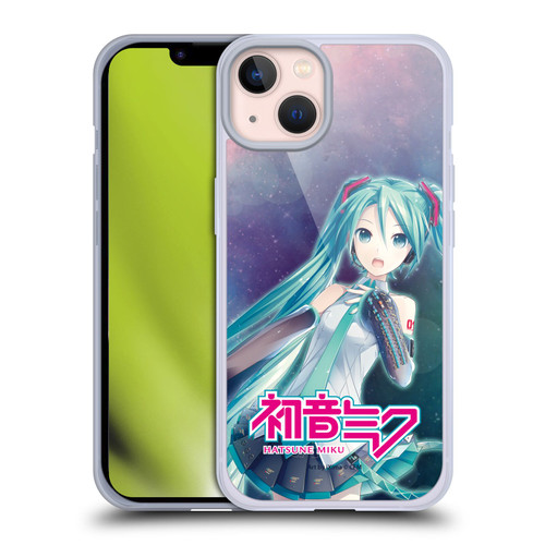 Hatsune Miku Graphics Nebula Soft Gel Case for Apple iPhone 13