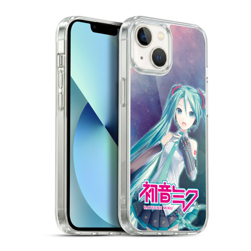 Hatsune Miku Graphics Nebula Soft Gel Case for Apple iPhone 13