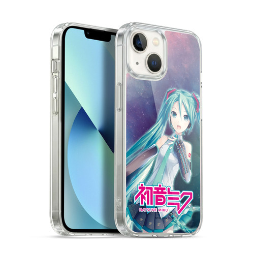 Hatsune Miku Graphics Nebula Soft Gel Case for Apple iPhone 13