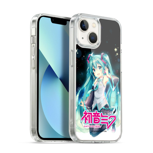 Hatsune Miku Graphics Night Sky Soft Gel Case for Apple iPhone 13