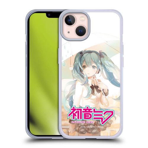 Hatsune Miku Graphics Rain Soft Gel Case for Apple iPhone 13