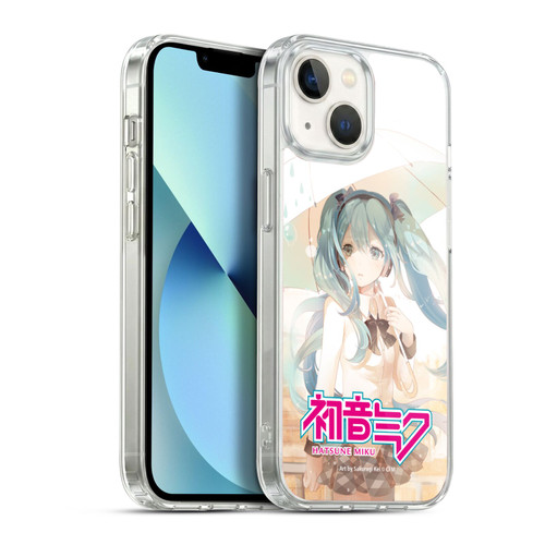 Hatsune Miku Graphics Rain Soft Gel Case for Apple iPhone 13