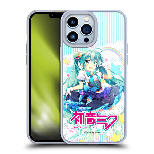 Hatsune Miku Graphics Stars And Rainbow Soft Gel Case for Apple iPhone 13 Pro Max & MagSafe