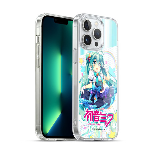 Hatsune Miku Graphics Stars And Rainbow Soft Gel Case for Apple iPhone 13 Pro Max & MagSafe