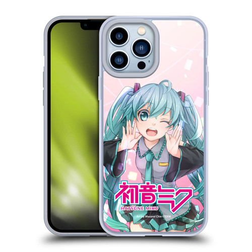 Hatsune Miku Graphics Wink Soft Gel Case for Apple iPhone 13 Pro Max