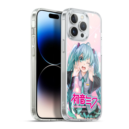 Hatsune Miku Graphics Wink Soft Gel Case for Apple iPhone 13 Pro Max & MagSafe