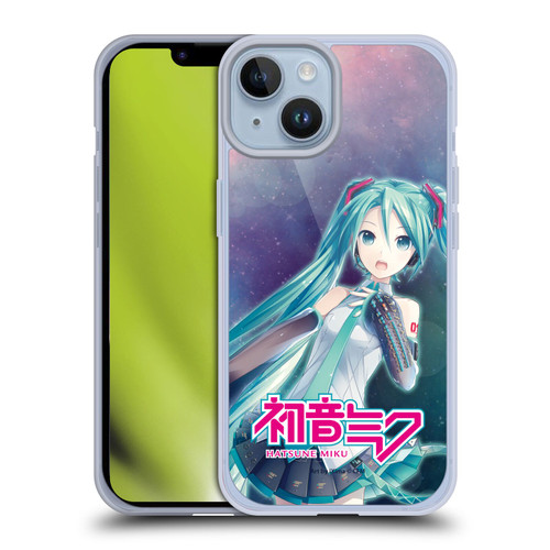 Hatsune Miku Graphics Nebula Soft Gel Case for Apple iPhone 14