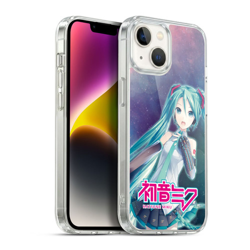 Hatsune Miku Graphics Nebula Soft Gel Case for Apple iPhone 14