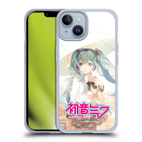 Hatsune Miku Graphics Rain Soft Gel Case for Apple iPhone 14