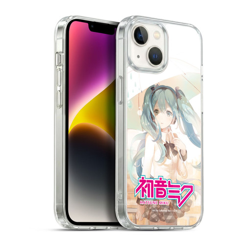 Hatsune Miku Graphics Rain Soft Gel Case for Apple iPhone 14