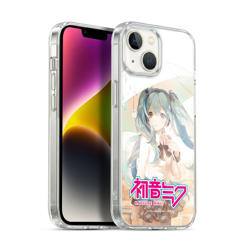 Hatsune Miku Graphics Rain Soft Gel Case for Apple iPhone 14