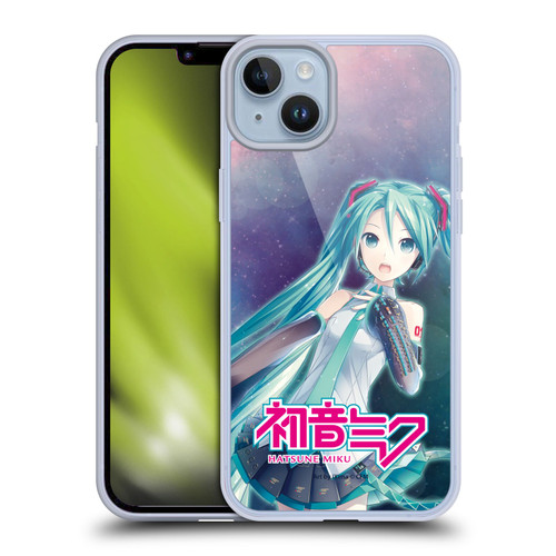 Hatsune Miku Graphics Nebula Soft Gel Case for Apple iPhone 14 Plus & MagSafe
