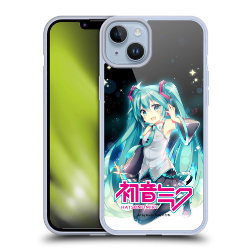 Hatsune Miku Graphics Night Sky Soft Gel Case for Apple iPhone 14 Plus