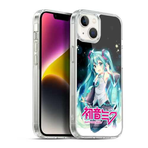 Hatsune Miku Graphics Night Sky Soft Gel Case for Apple iPhone 14 Plus & MagSafe
