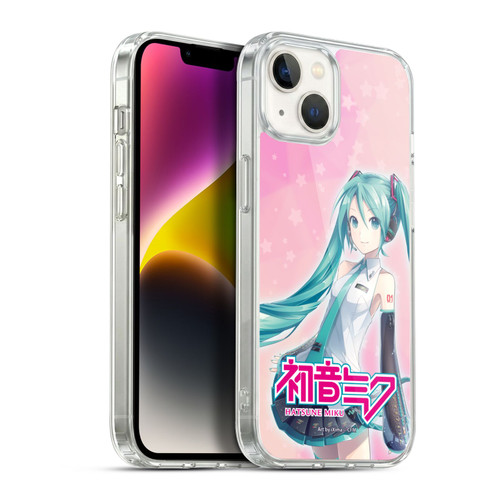 Hatsune Miku Graphics Star Soft Gel Case for Apple iPhone 14 Plus & MagSafe