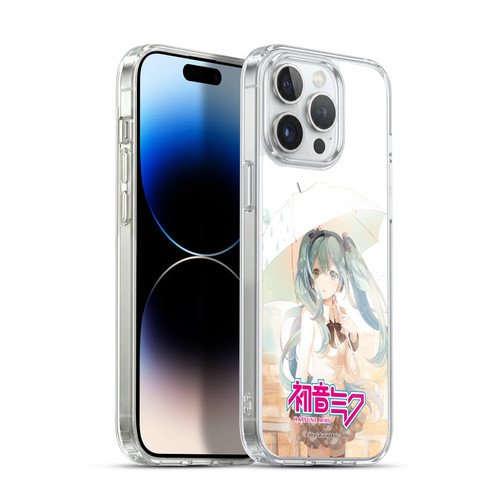 Hatsune Miku Graphics Rain Soft Gel Case for Apple iPhone 14 Pro Max & MagSafe