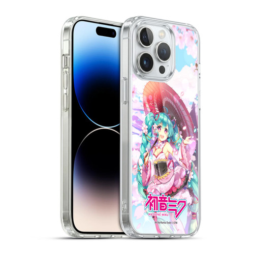 Hatsune Miku Graphics Sakura Soft Gel Case for Apple iPhone 14 Pro Max & MagSafe