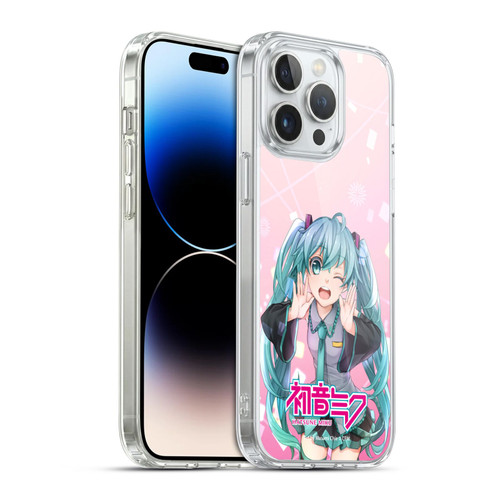 Hatsune Miku Graphics Wink Soft Gel Case for Apple iPhone 14 Pro Max & MagSafe