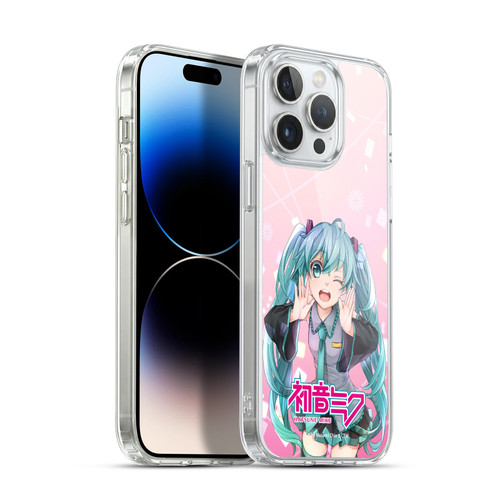 Hatsune Miku Graphics Wink Soft Gel Case for Apple iPhone 14 Pro Max & MagSafe
